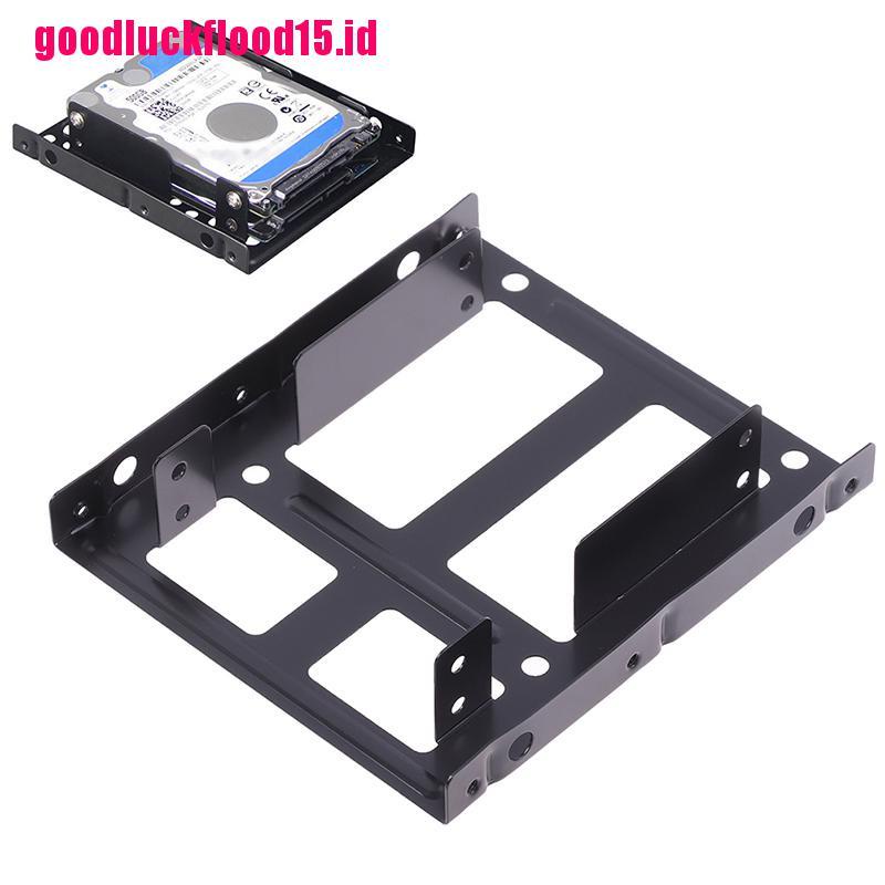 {LUCKID}Desktop 2.5 To 3.5 Hard Drive Dual Desktop SSD Mounting Bracket Internal Adapter