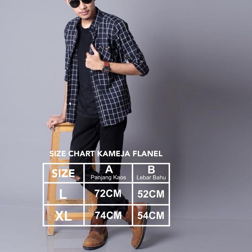 Hampers Kado Ulang Tahun Cowok Kemeja Flanel | Gift Box Cowok Kemeja