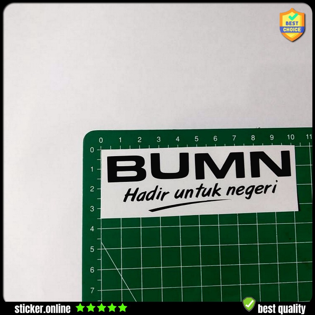 

Cutting Sticker Stiker Bumn