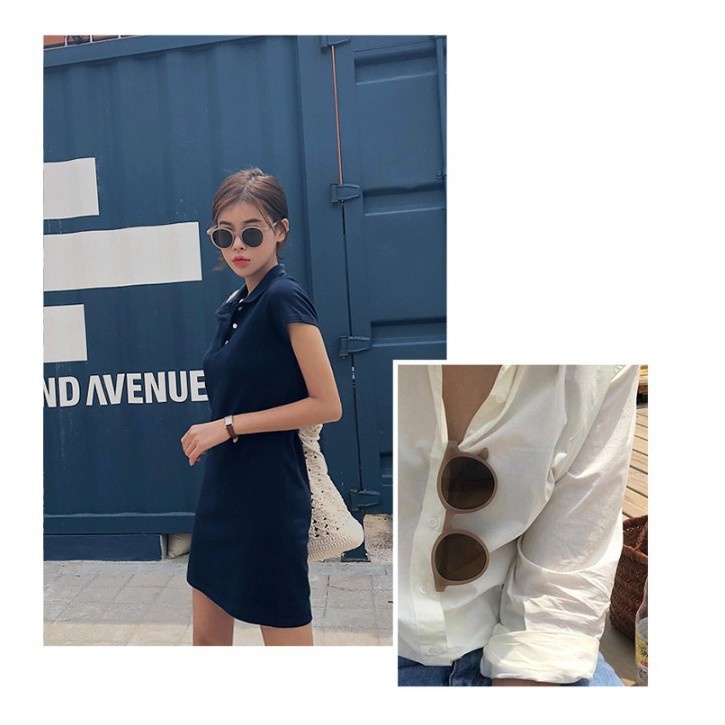 MM - Kacamata Fashion 7823 Unisex Kacamata Hitam Pria dan Wanita Bahan Plastik Sunglasses Import-6