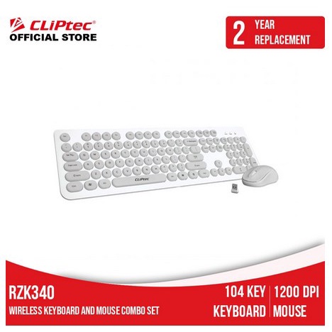 ITSTORE Keyboard Mouse Wireless Cliptec Young Air RZK340 Combo Colour RZK-340 RZK 340 Garansi Resmi 1 Tahun combo