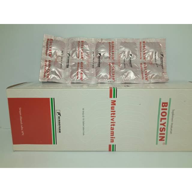 Biolysin multivitamin tablet