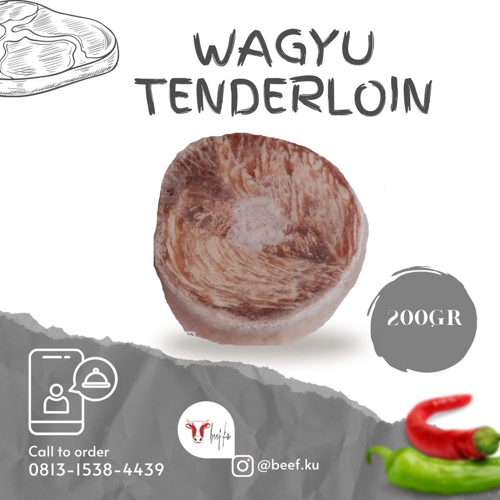 

DAGING / BEEF PREMIUM / TENDERLOIN / DAGING SAPI / DAGING / DAGING IMPORT
