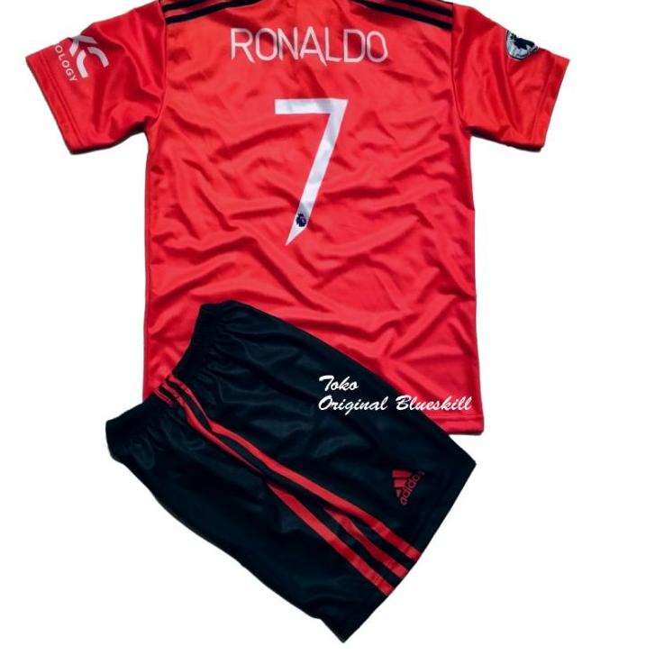 Stok terbaru Setelan baju bola anak / setelan jersey anak / baju anak club mu terbaru / setelan jers