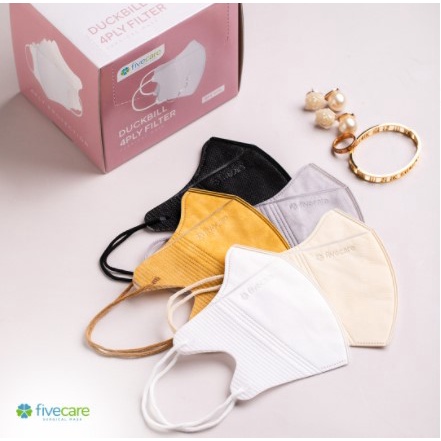 Masker fivecare medis duckbill 4ply isi 50pcs