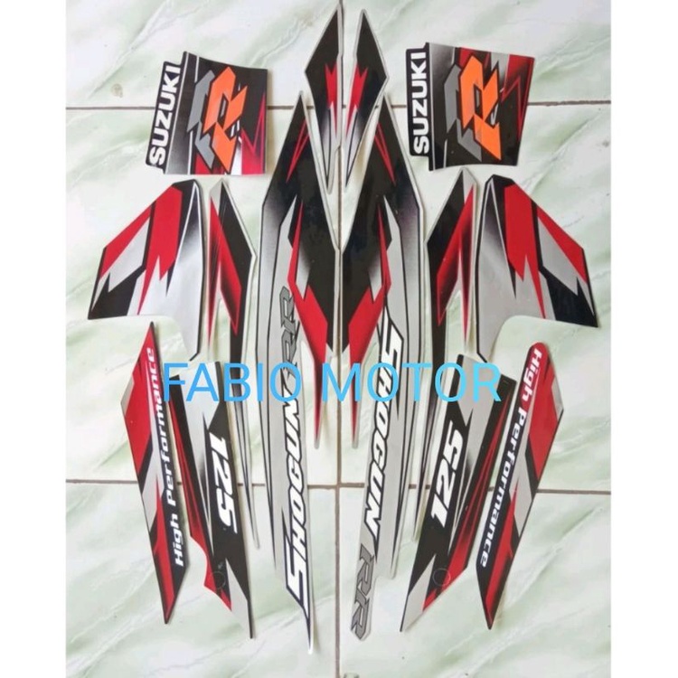 Sticker stiker striping suzuki shogun 125R 2007