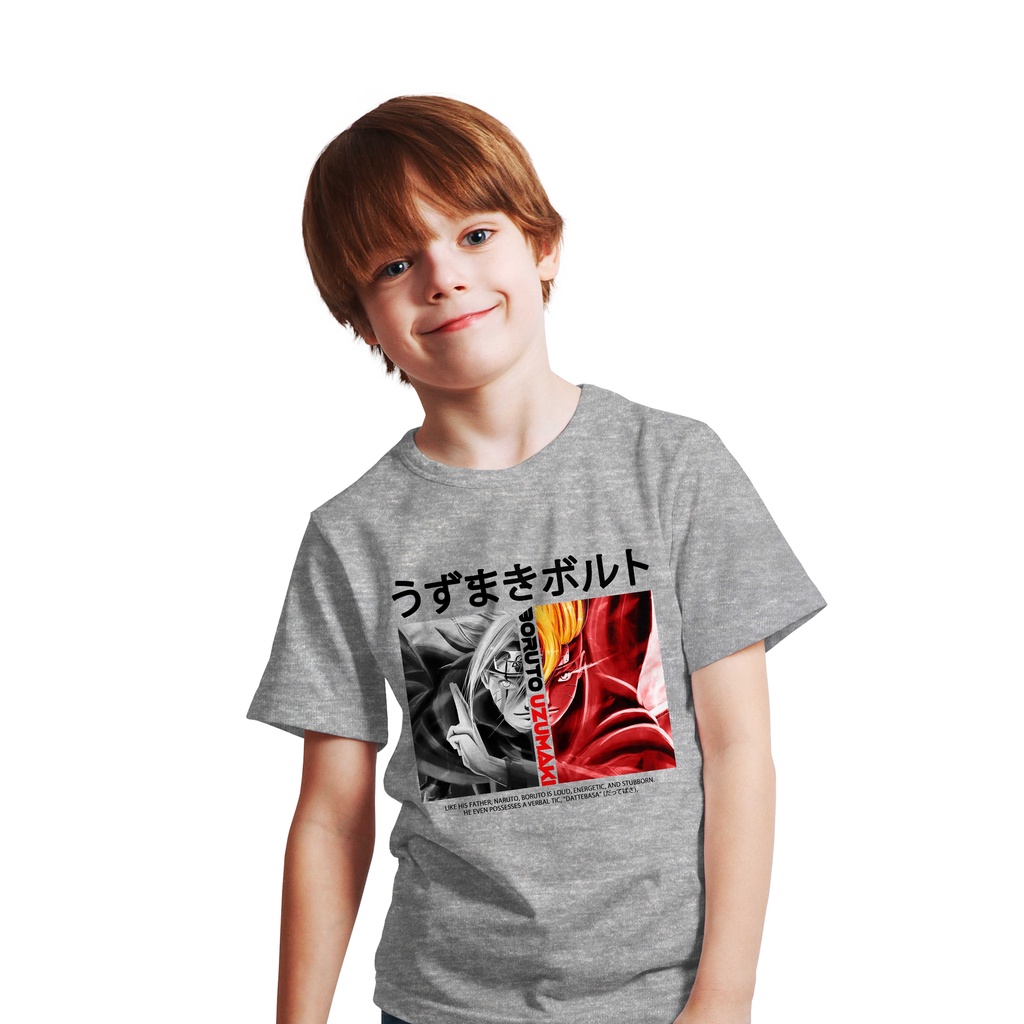 NEW T-SHIRT KIDS ANIME LOGO BORUTO UZUMAKI NARUTO PREMIUM DXPRO