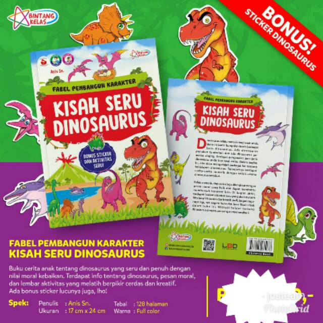 Buku cerita - kisah seru dinosaurus