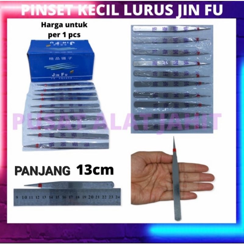 PINSET PINGSET ALAT CAPIT JEPIT PENJEPIT BENANG STAINLESS STELL LURUS LANCIP TAJAM TEBAL BUAT MASUKI
