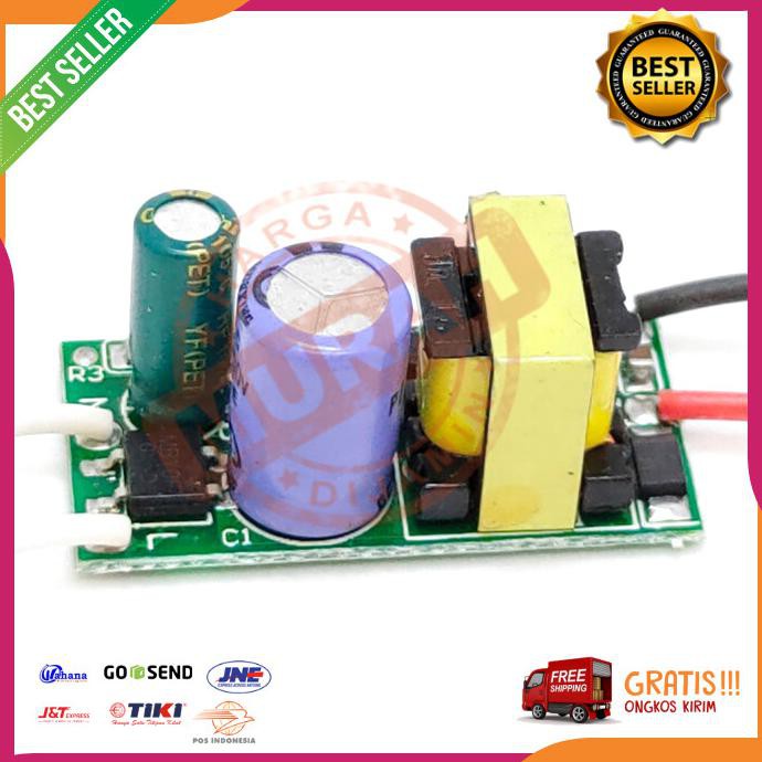 DRIVER LED HPL 1 X 3W 3WATT 1PC ADAPTOR 2 4V 600MA POWER SUPPLY COB