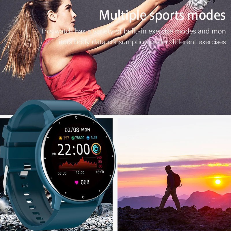 Skmei Jam Tangan Smartwatch Pria Sport Jam android ios Olahraga digitec Jam Tangan Wanita Casual Tipis