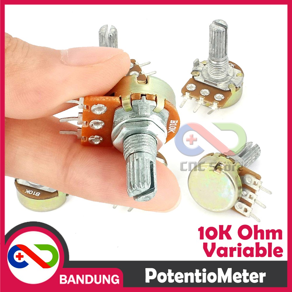 POTENTIOMETER POTENSIOMETER 10K 10KOHM LINIER TAPER ROTARY