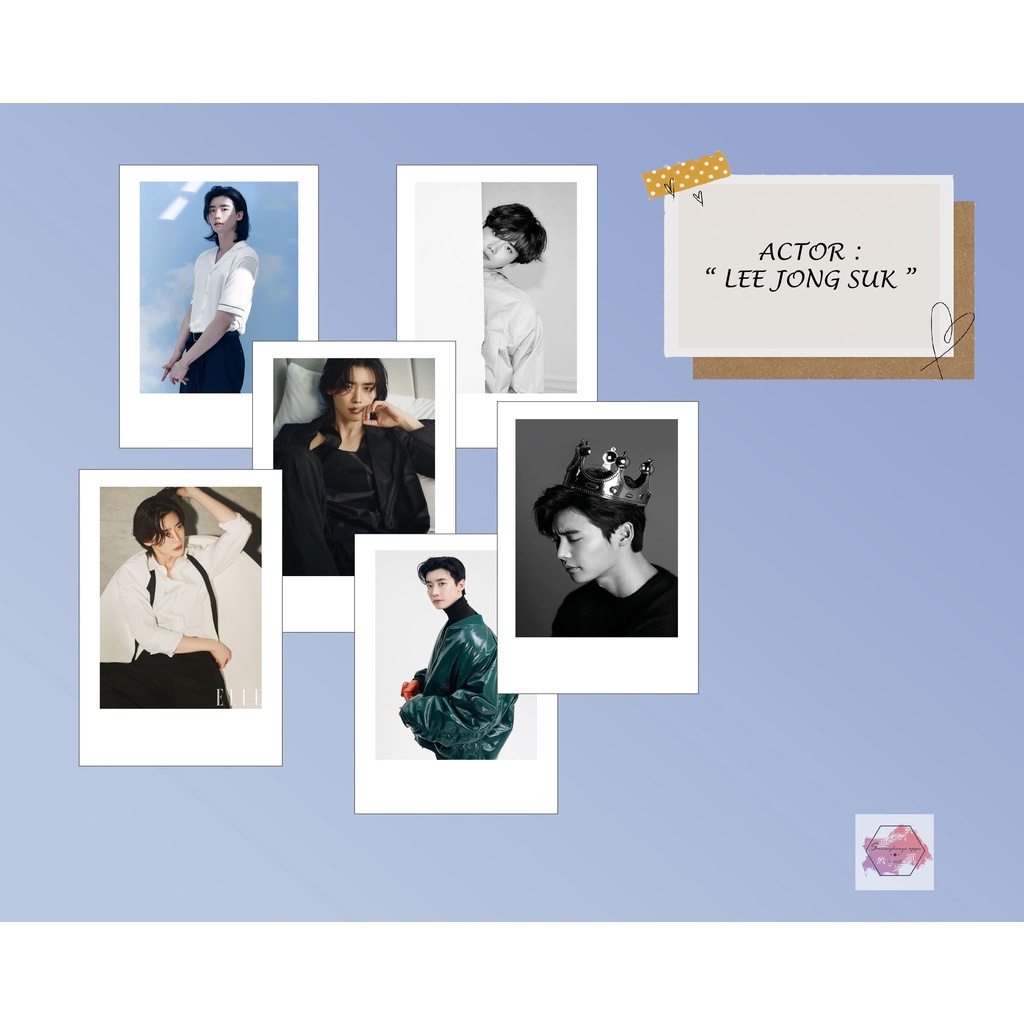 LEE JONG SUK - PHOTOCARD POLA K-ACTOR isi 5pcs