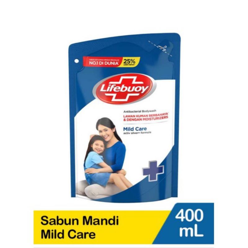 [MURAH] LIFEBOUY refill body wash 825 ml mild care/total 10/ lemon fresh sabun cair