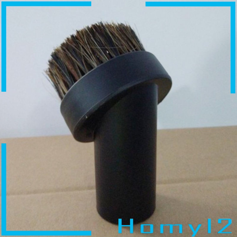 [HOMYL2] Replacement Round Dusting Brush Short Horsehair Vacuum Attachment 32mm