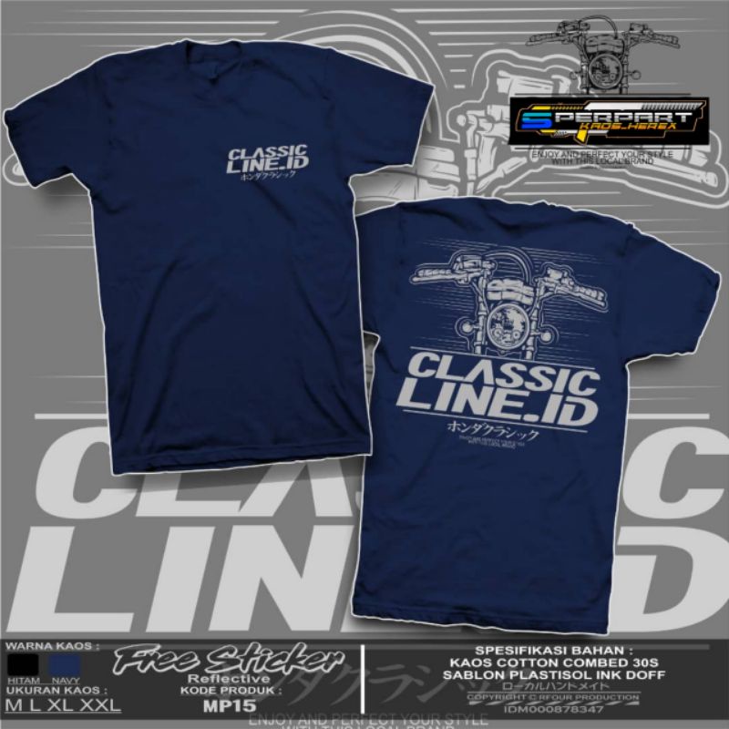 (COD) KAOS HONDA CB CLASSIC ORIGINAL.