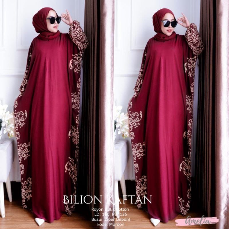 Gamis Rayon Jumbo Kaftan Viral / Billion Kaftan Motif Rumput Size Jumbo Busui Resleting / Kaftan Wanita / Gamis Arabian Kaftan