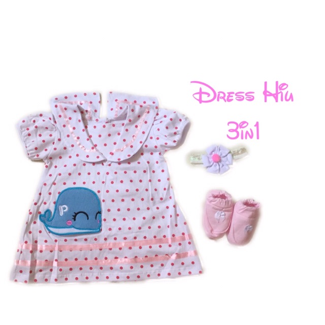 Dress SNI Baby Hiu Baby 3 - 12 bulan