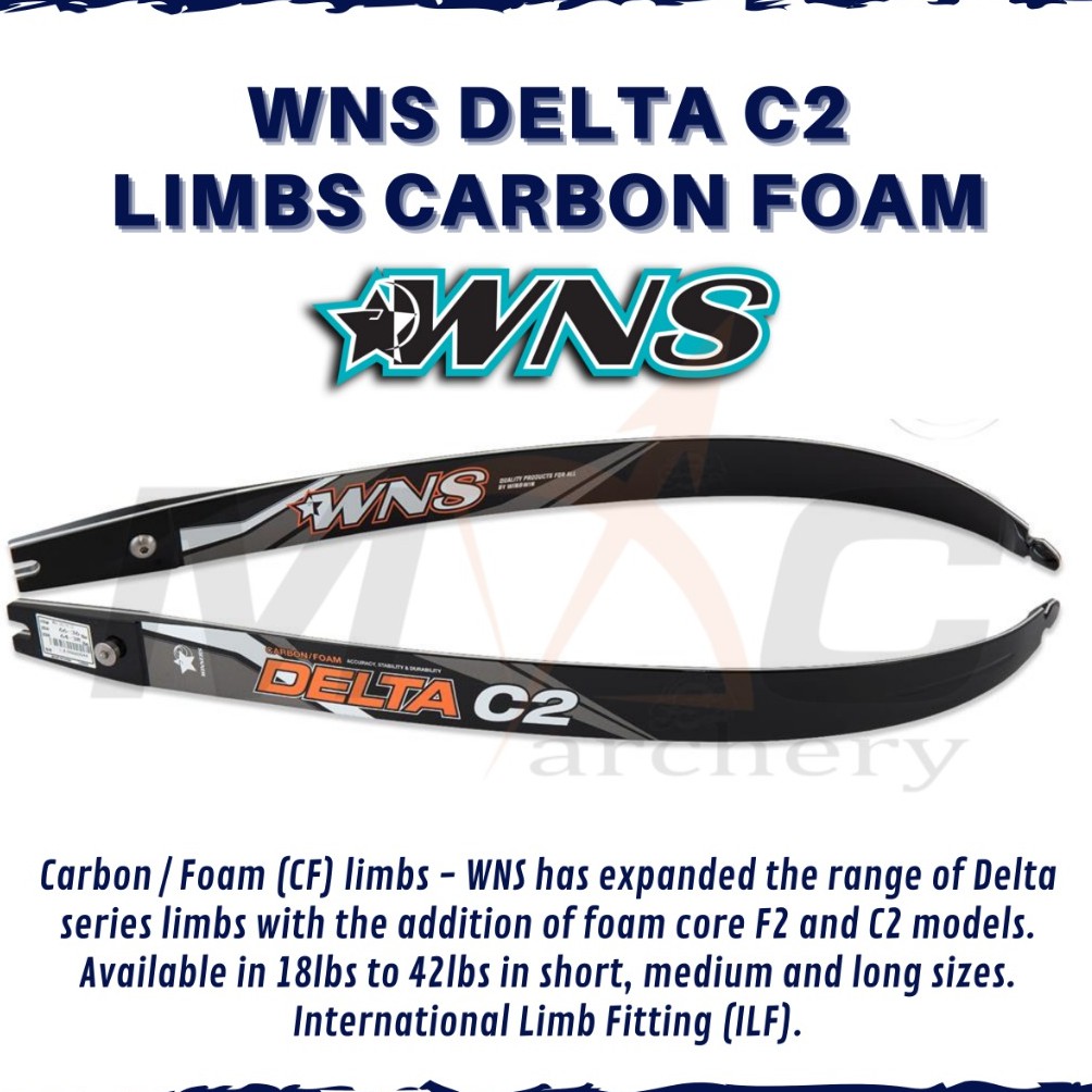 LIMB BUSUR PANAH CARBON DAN FIBER FOAM WNS DELTA  - LIMBS ILF PANAHAN