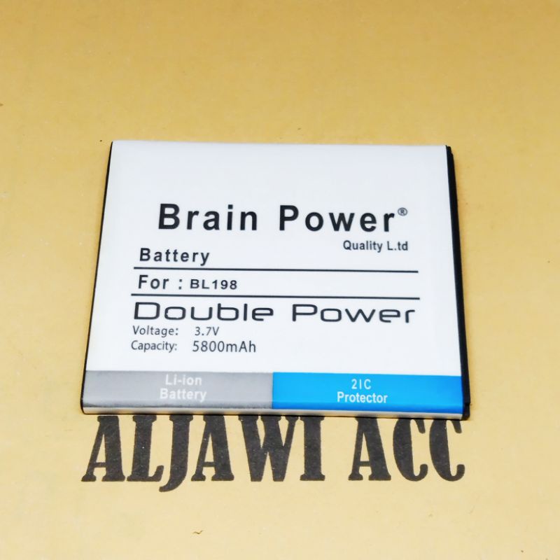 Baterai Batere Batre LENOVO A850 / A859 BL-198 Original Battery Handphone