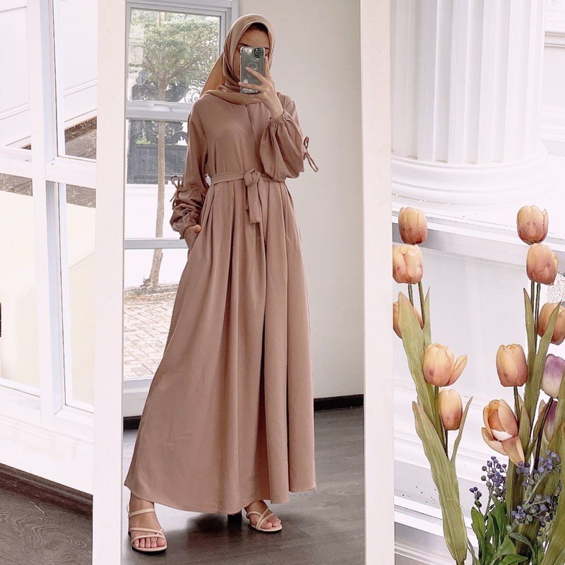 AESPA MAXI DRESS/PAKAIAN WANITA/DRESS-7