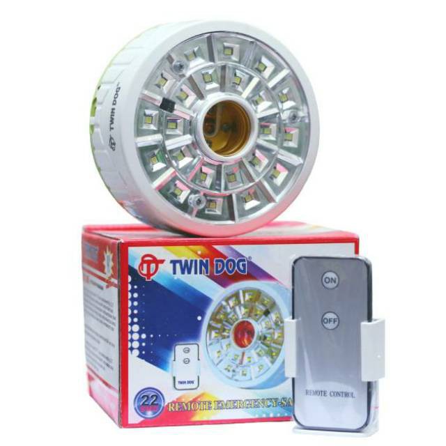 Lampu Emerngecy 3in1 Dengan Remote / Fitting Emergency / Emergency Putih Kuning