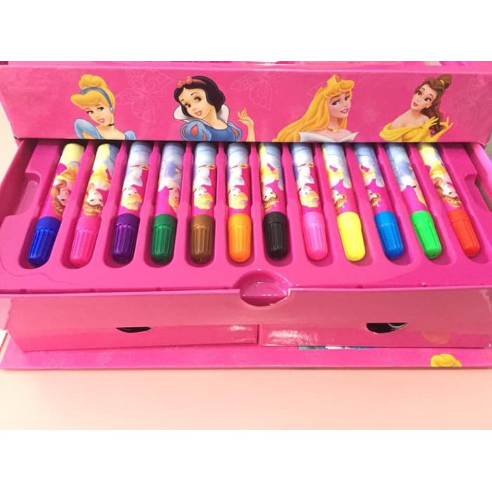 

Crayon Set isi 54 pcs Art Set Isi 54 pcs Alat Mewarnai Mainan Edukasi - Biru Muda