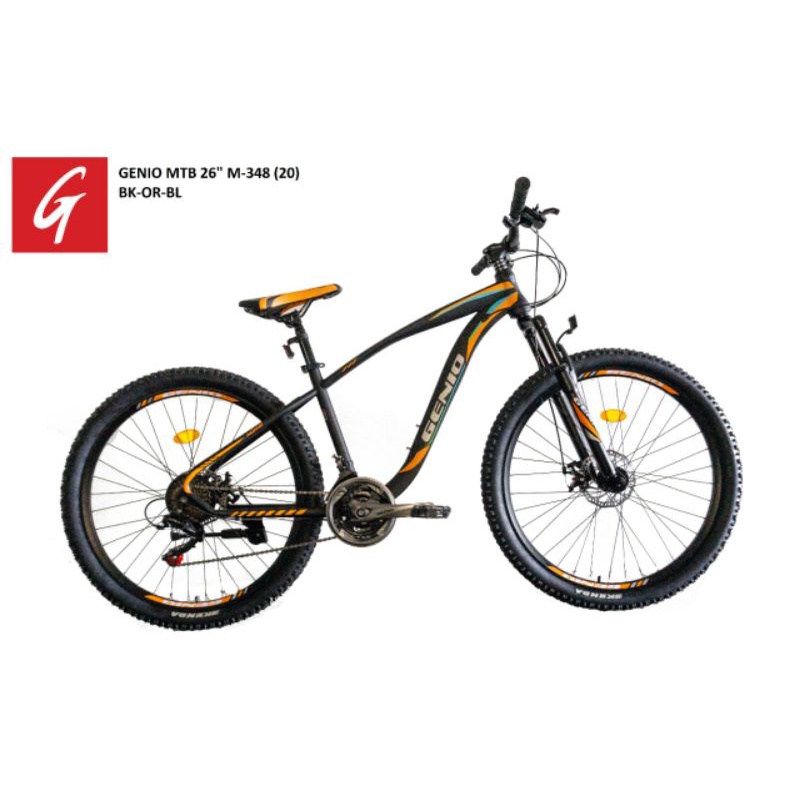 sepeda gunung genio m348 mtb 27.5