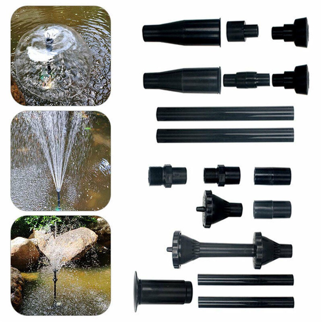 Nozzle Pompa Air Mancur Nanas Set Kepala Nozzle Pompa Plastik Taman Praktis