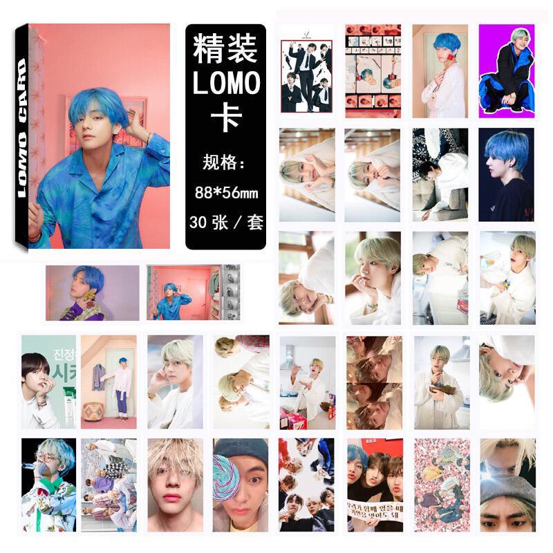 [BS] BISA COD KPOP BTS BT21 30pcs Lomo Card Photo Card Kartu Foto - KP215