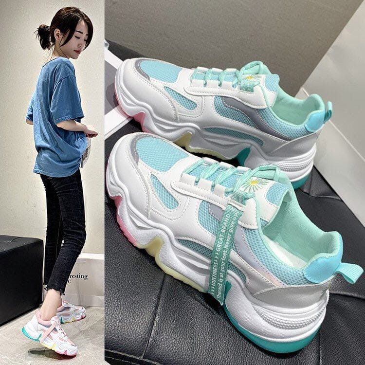 Sepatu Sneakers Wanita IMPORT AR01 Elastis lentur Trendy