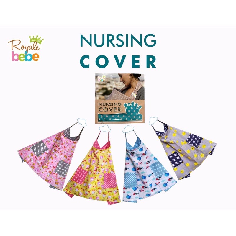 Royale Bebe Nursing Cover - Penutup menyusui Apron menyusui