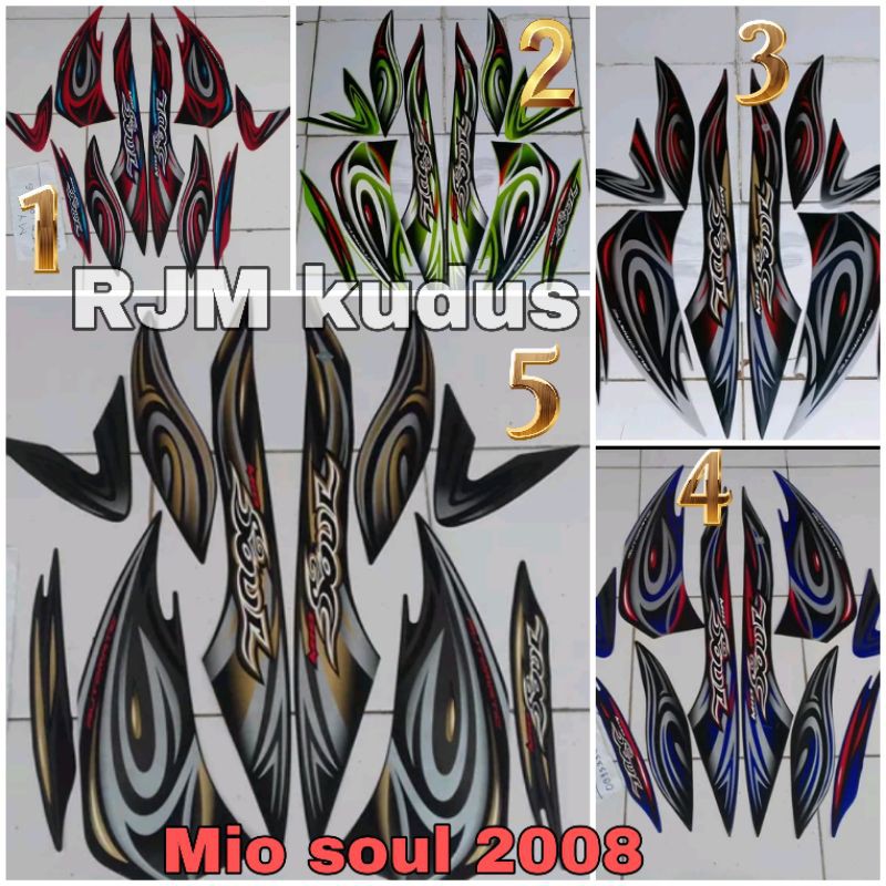 stiker striping yamaha mio soul 2008