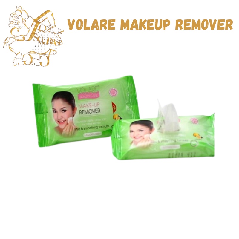 VOLARE MAKEUP REMOVER 10'S TISU PEMBERSIH MAKEUP