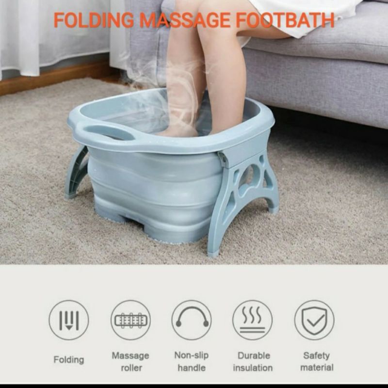 Baskom Lipat Rendam Kaki Folding Footbath