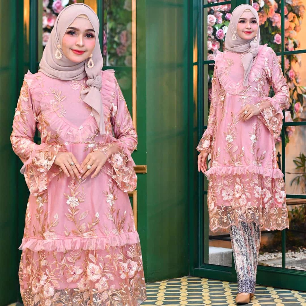 AK - TUNIK DIANA KEBAYA DIANA KEBAYA TUNIK PESTA KEBAYA PESTA KEBAYA MODERN KEBAYA KEKINIAN KEBAYA W