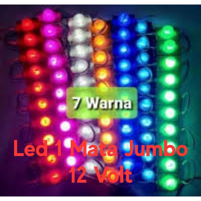 12V LED MODUL 1 MATA 12 VOLT 1.5W JUMBO