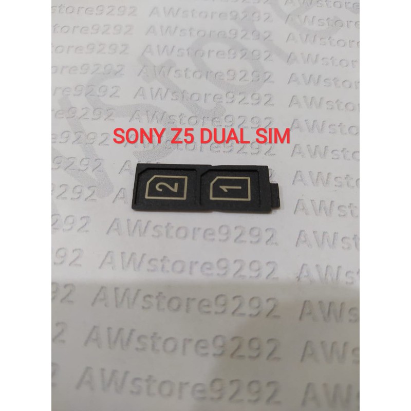 Slot Tempat Dudukan Kartu Simcard Sim card Lock Simtray Sim Tray Sony Xperia Z5 Dual Sim