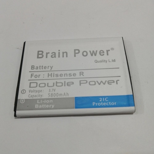 Double Power Battery Batere Batre Baterai Brain Power Hisense Andromax R Max R