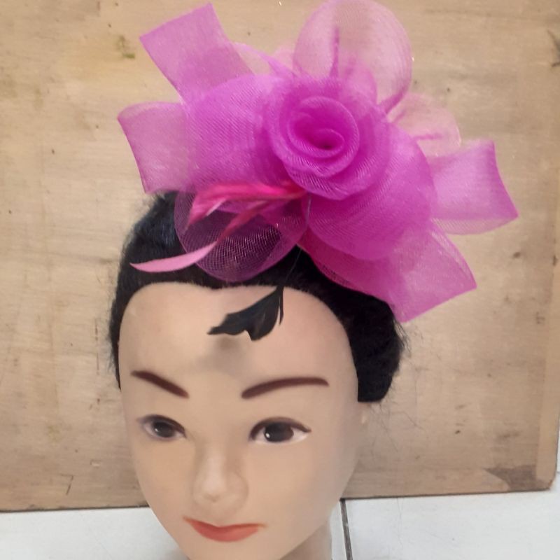 Topi Fascinator Jala Pita-Headpiece Pesta