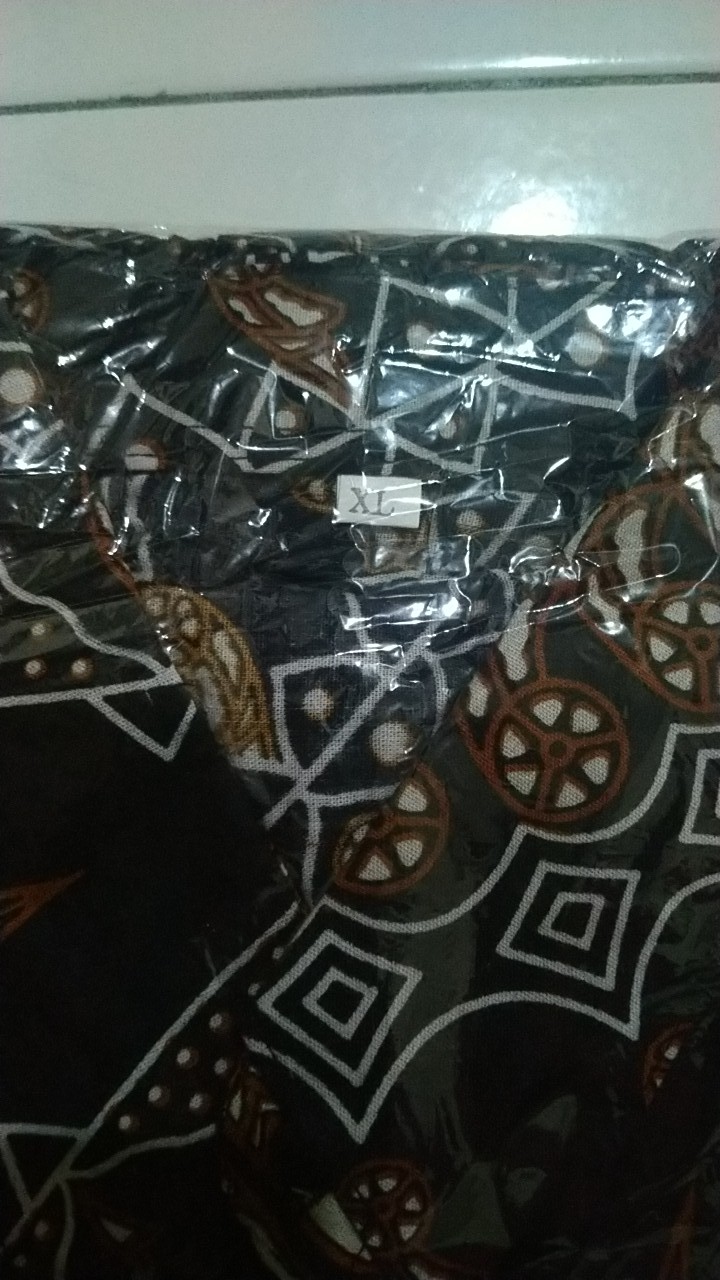 Bswart Batik Hrb026 Kenongo Hem Pendek Padi Pekalongan M L Xl Batik Pria Murah Modern Grosir Batik