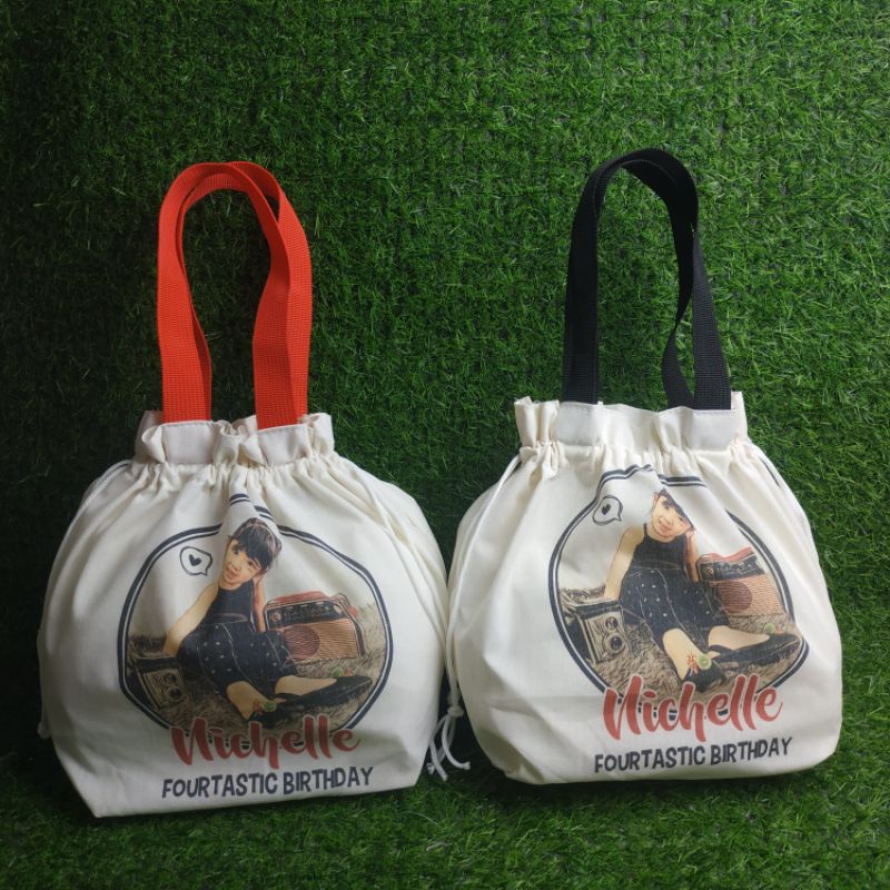 TAS ULTAH ANAK/TOTEBAG CUSTOM/TAS BLACU/TAS SOUVENIR