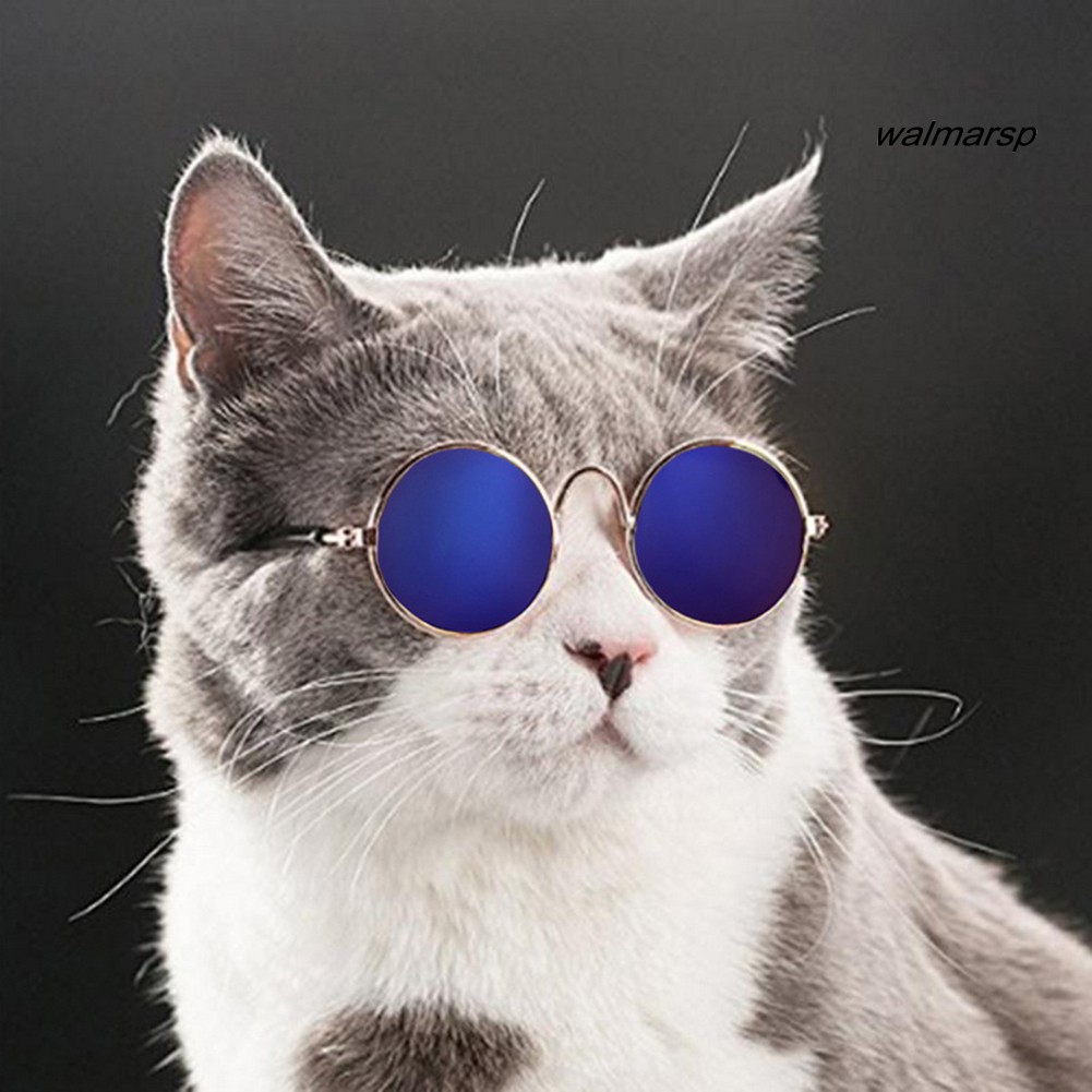 [Wal] Pet Cats Dog Glasses Sunglasses Eyewear Protection Photos Props Accessories