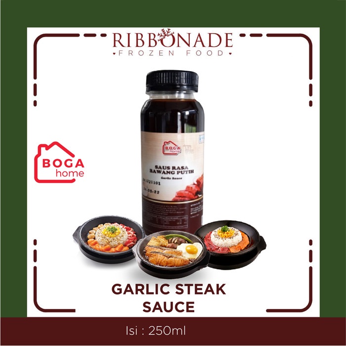 

SAUS-DRESSING- GARLIC STEAK SAUCE - BOGA HOME SAUS DAGING PEPPER RICE SAOS ASIN -SAUS-DRESSING.