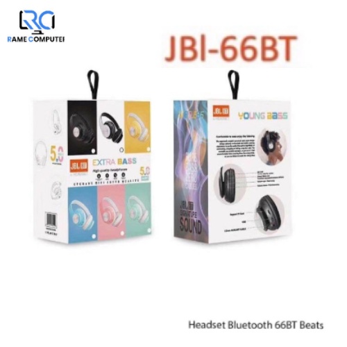 Headset Bluetooth 66BT Bose / Headset 5.0 wireless young bass