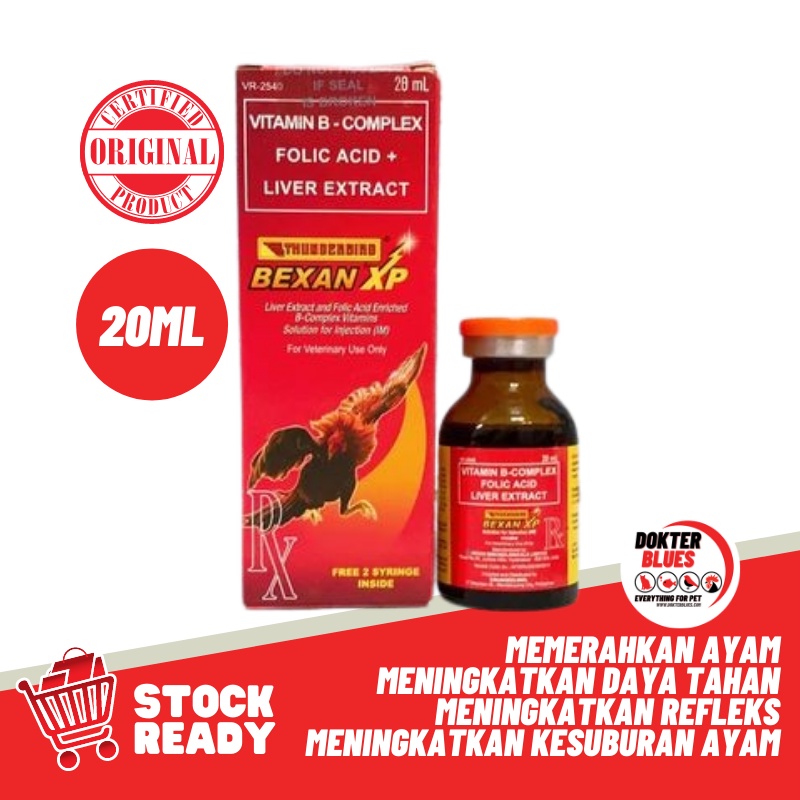 BEXAN XP (20ml) Doping Ayam Vitamin Ayam Suplemen Ayam Original