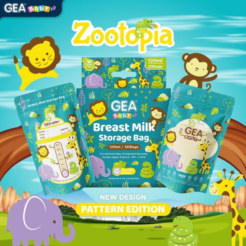 GEA breast milk 120ML | Kantong asi || GEA kantong asi Safari