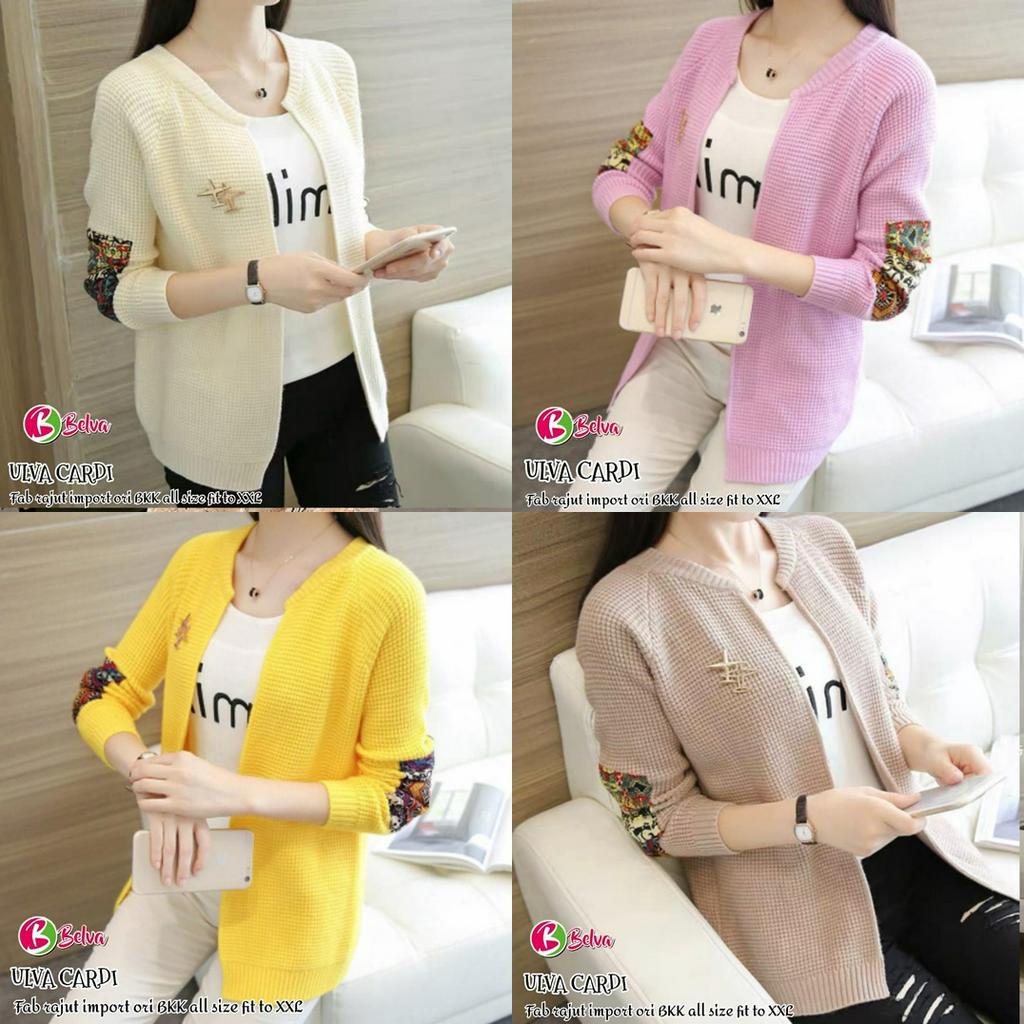 ULFA / 16.5 / BAHAN RAJUT REMIUM / ATASAN WANITA ALLSIZE / FIT TO XXL / BELVA