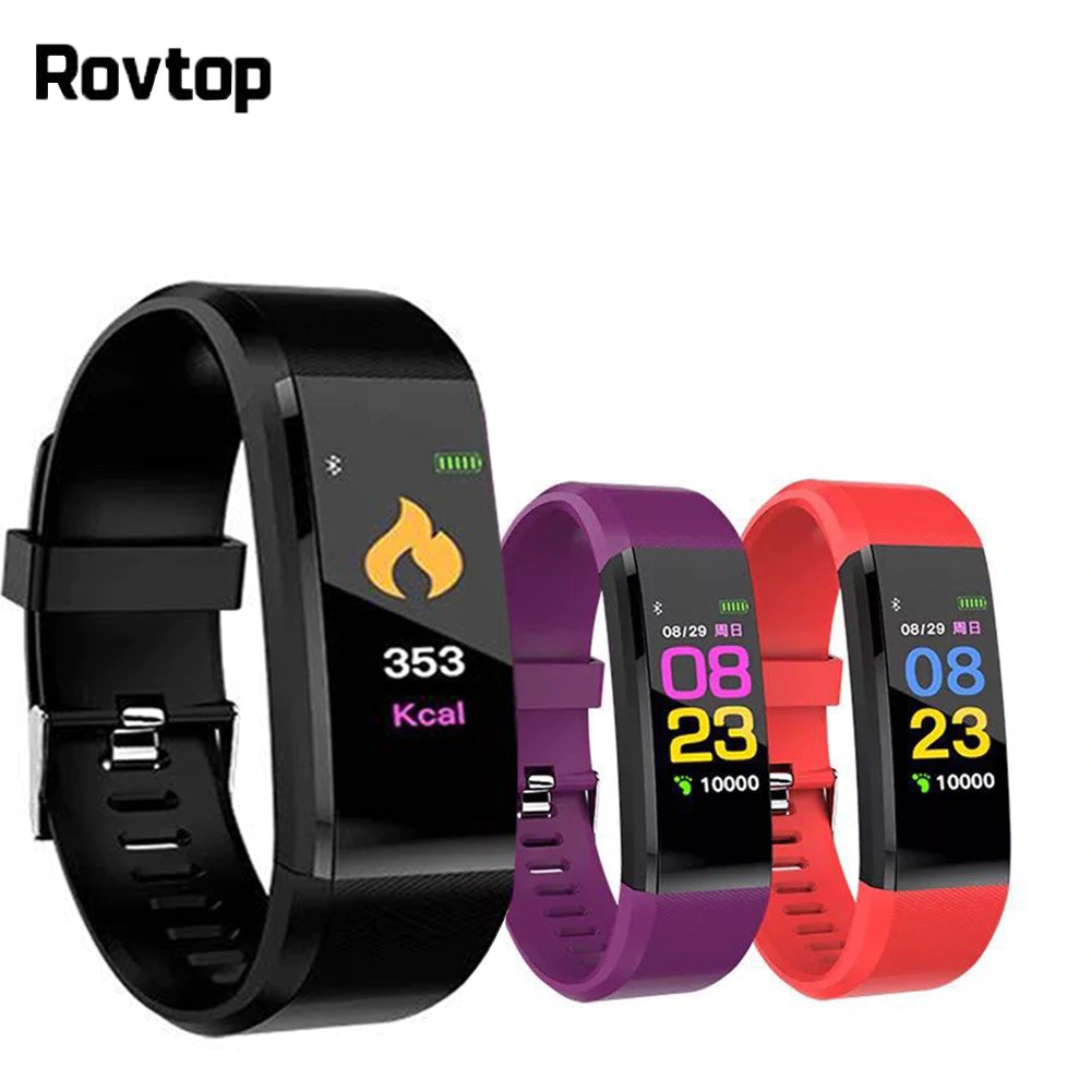 fitness band with heart rate monitor