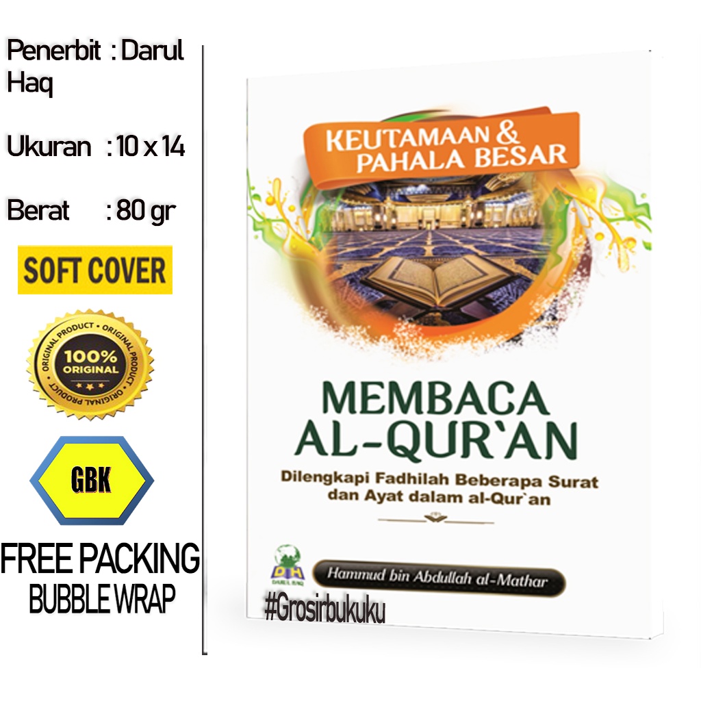 Buku Saku Keutamaan &amp; Pahala Besar Membaca Al-Qur’an - Darul Haq